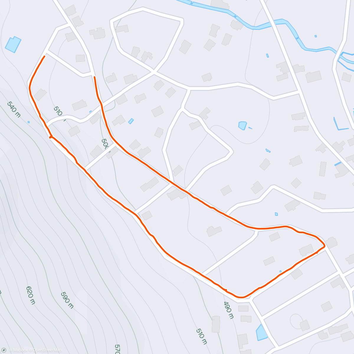 Map of the activity, 犬散歩