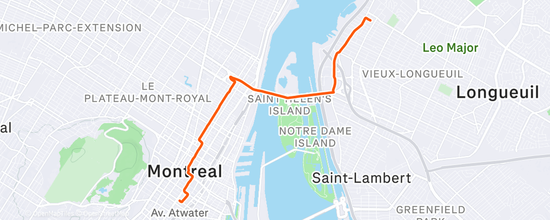 Map of the activity, C'est le matin