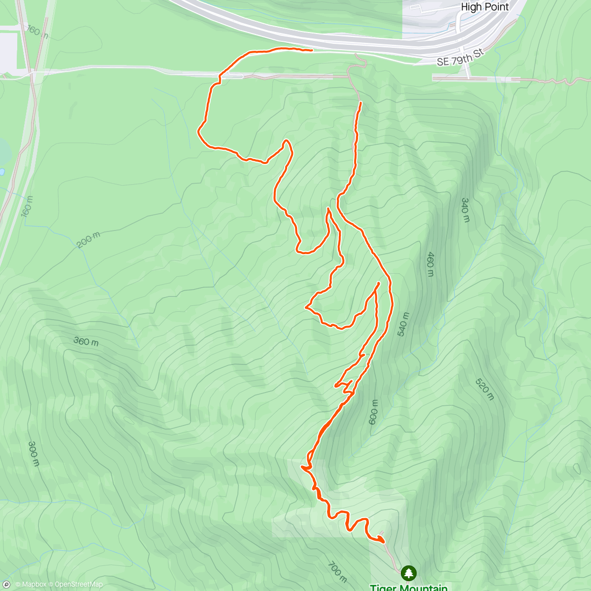 Map of the activity, Cable Line #2