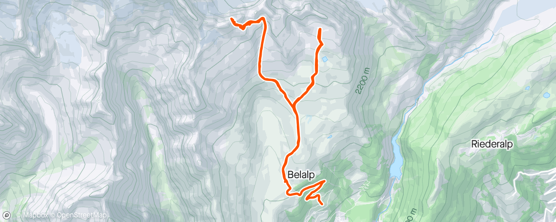Map of the activity, Skitouren Nr. 24 (Belgrat & Grat)