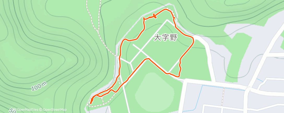 Карта физической активности (🚶🏻‍♀️のんびりお散歩)