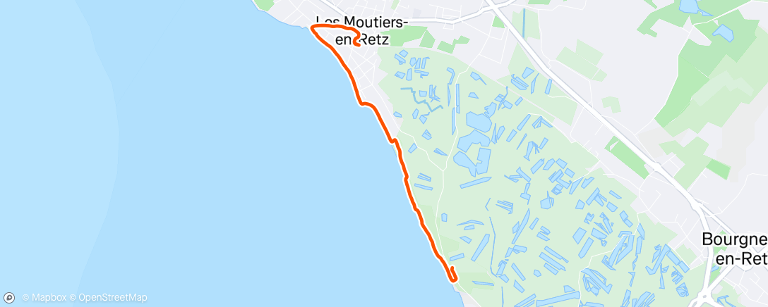 Map of the activity, Journée rando aux Moutiers-en-Retz