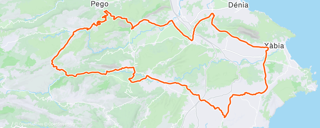 Map of the activity, Morning Ride