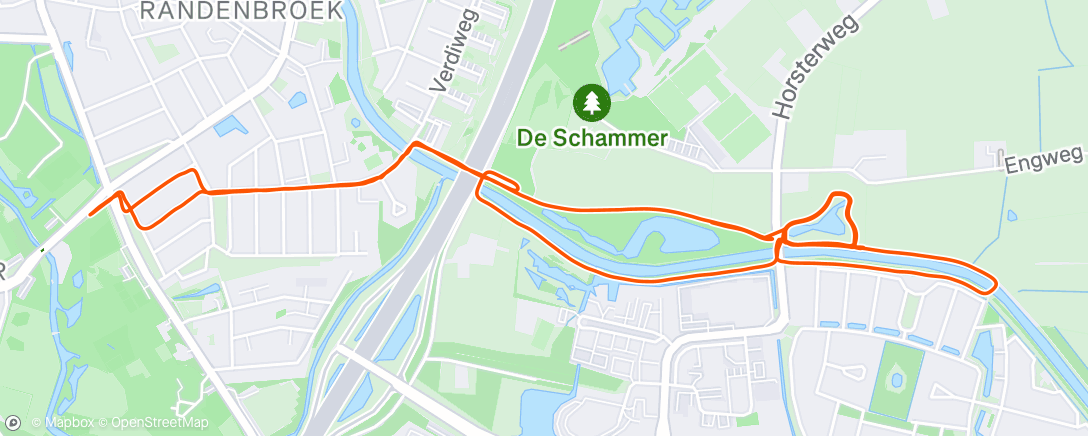 Map of the activity, Trainingen HA