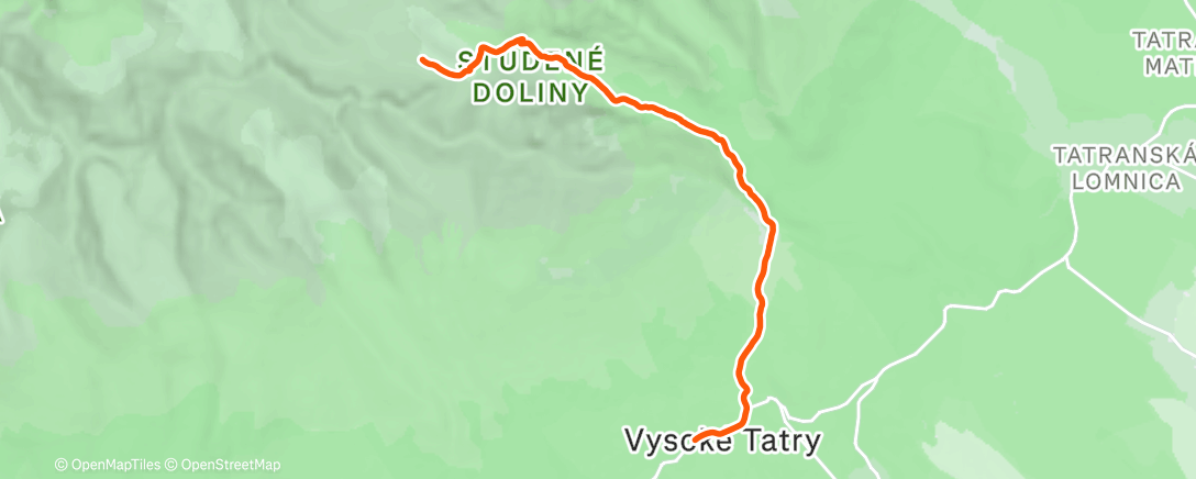 Map of the activity, zo Zbojky