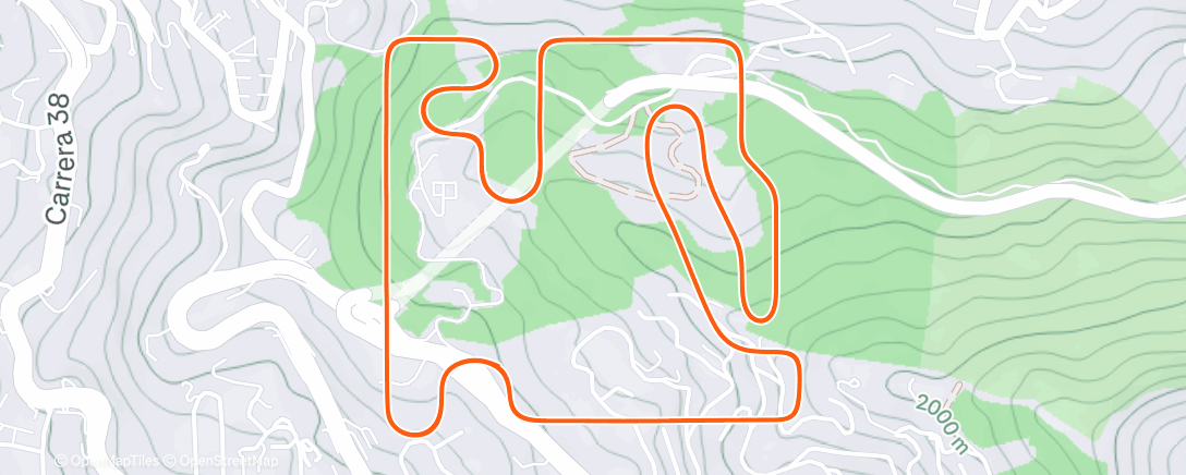 Карта физической активности (MyWhoosh - Phosphate 6)
