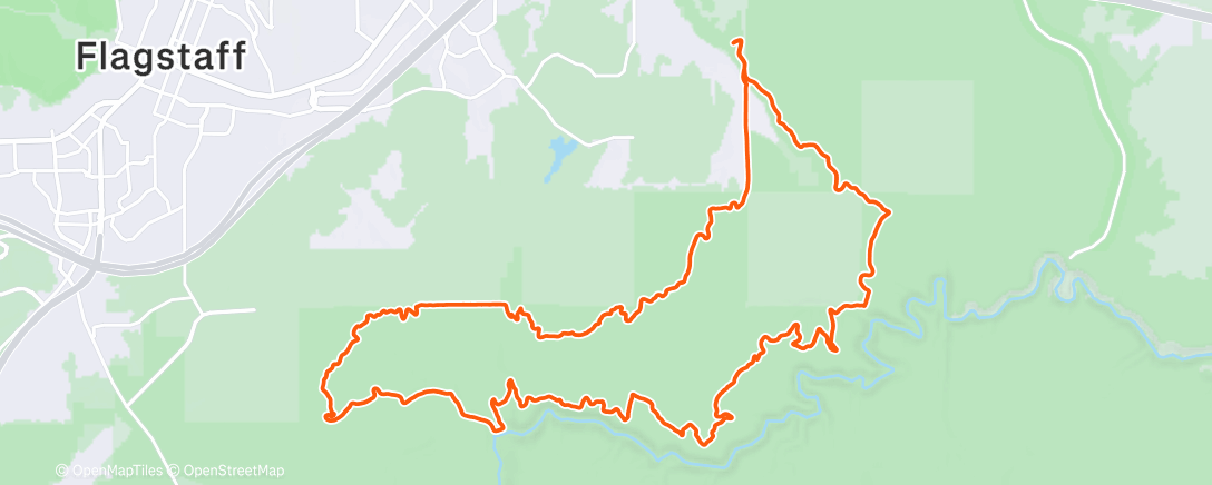 「Long Z2 rolling trail run with Tyler」活動的地圖