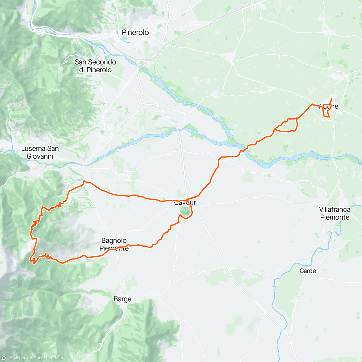 Map of the activity, Montoso col calzone