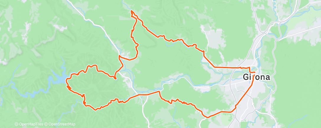 Карта физической активности (Cycling)