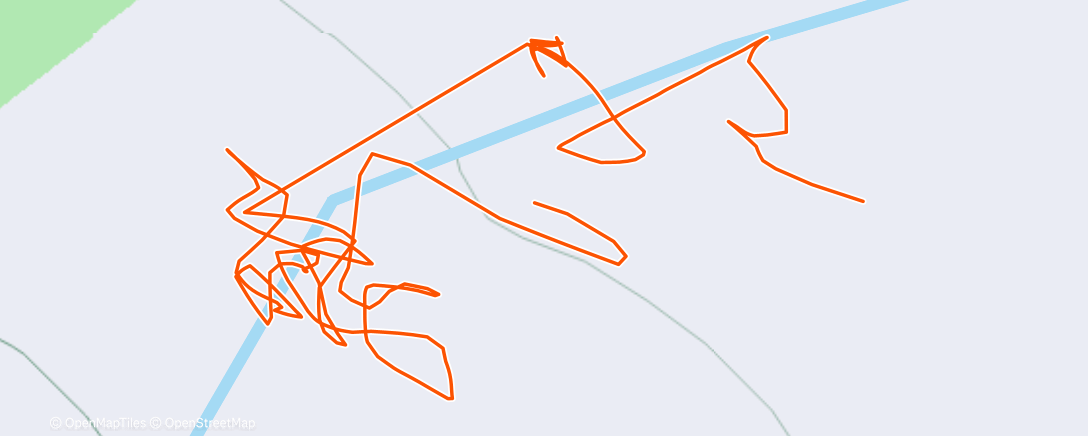 Map of the activity, Morning Hike