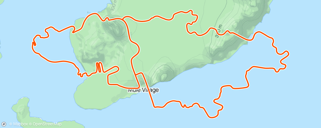 Map of the activity, Zwift - Max Aerobic Power Intervals in Watopia