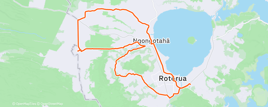 Карта физической активности (Morning Ride)