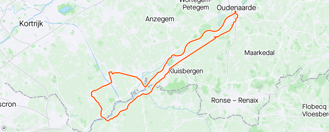 Map of the activity, Pre Gent - Wevelgem 🌪️