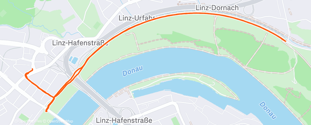 Карта физической активности (Evening Run)