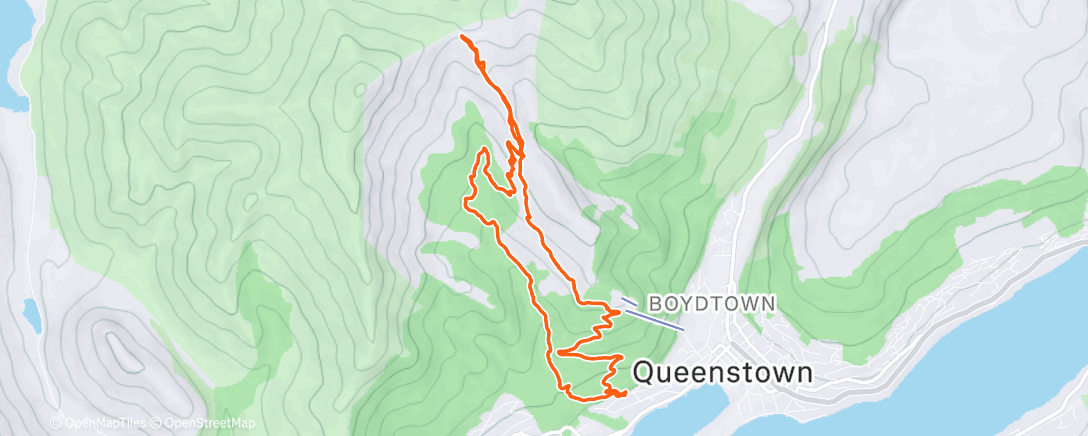 Map of the activity, Lunch E-Mountain Bike Ride