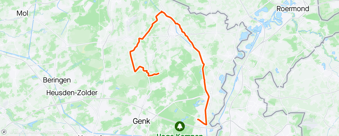 Mapa da atividade, Solo Speed Ride