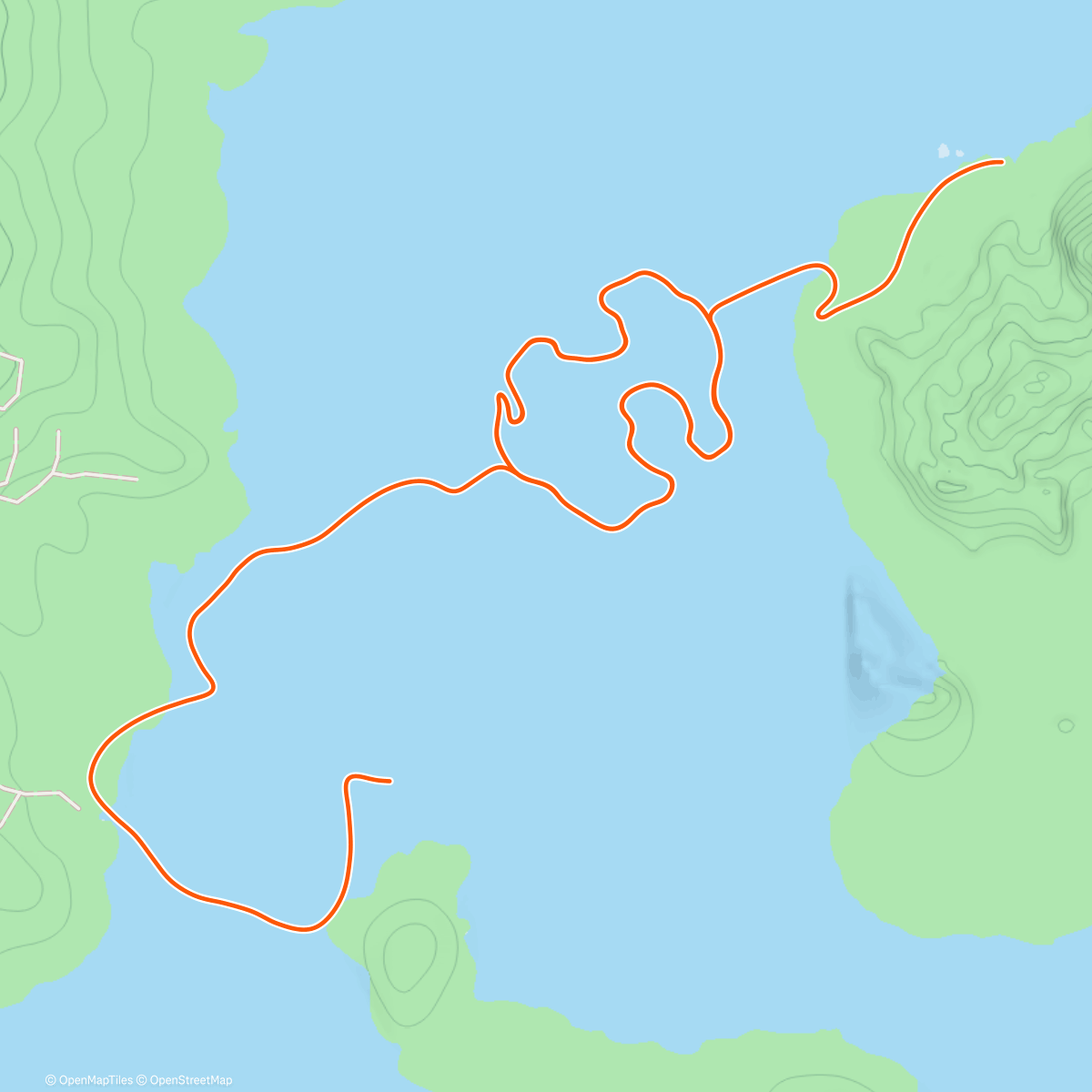 Kaart van de activiteit “Zwift - Hot Laps in Watopia”