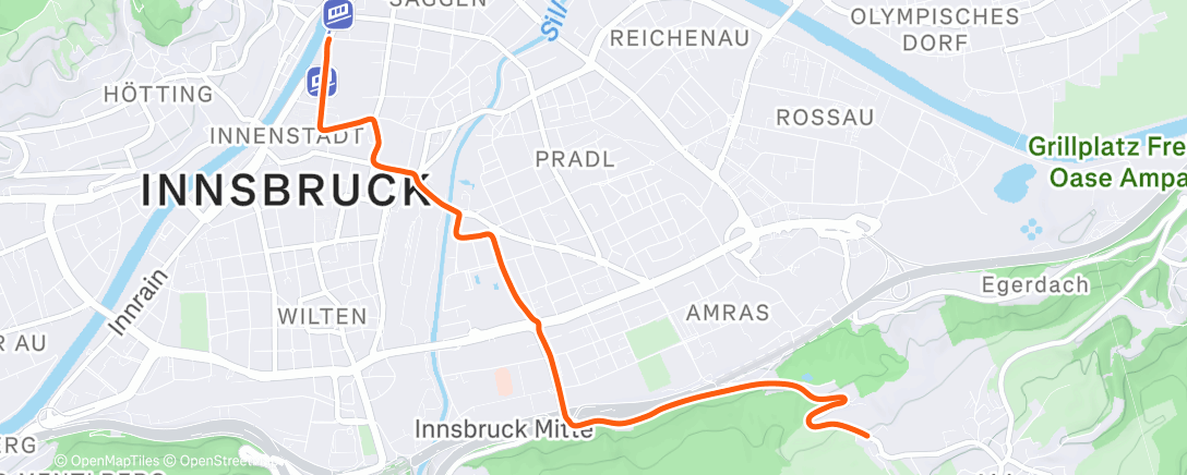 Map of the activity, Zwift - 6 x( 2.5 min 10%/ 2.5 min 15%) de 8kmh a 9kmh  (+0.2kmh)