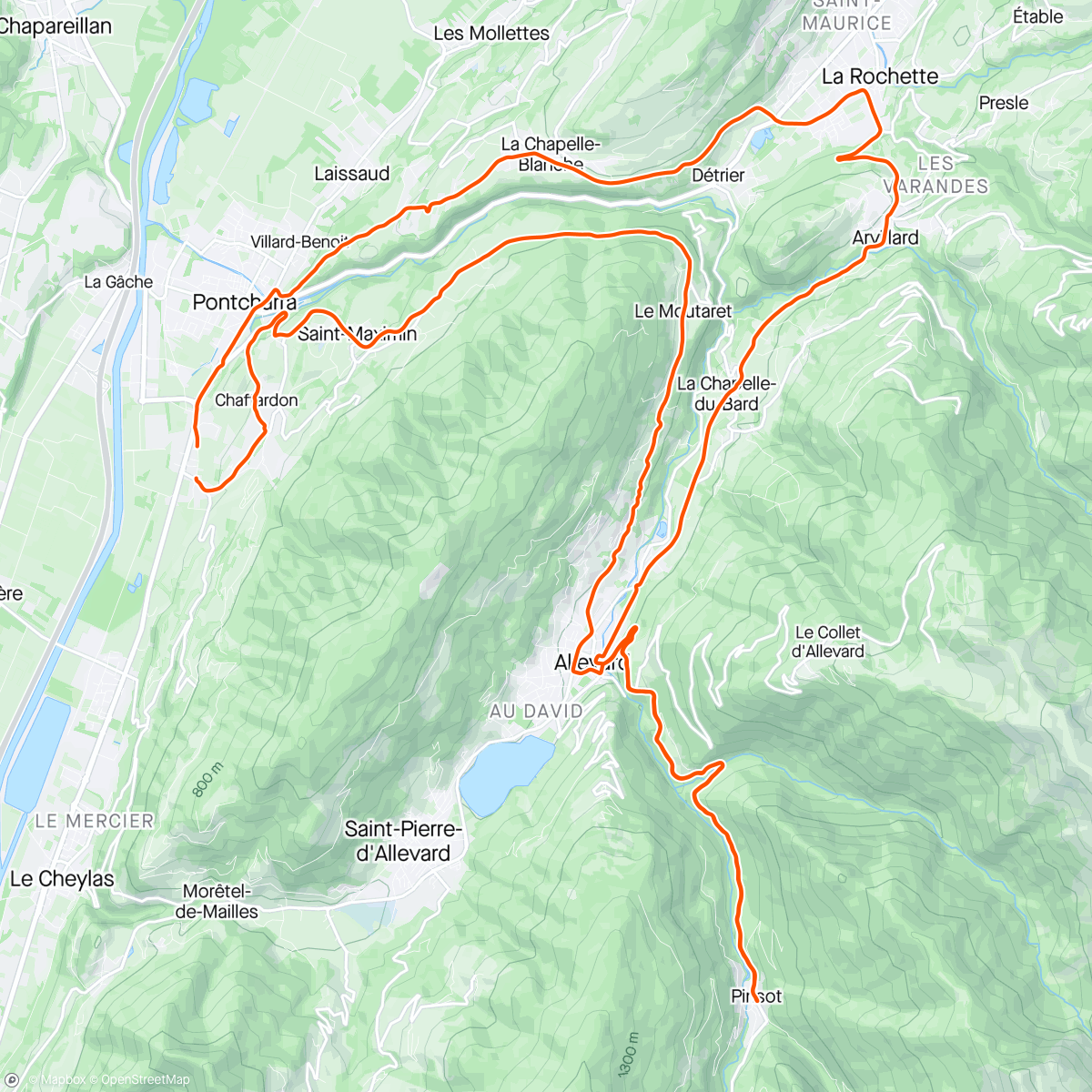 Map of the activity, Sortie au soleil ☀️😁