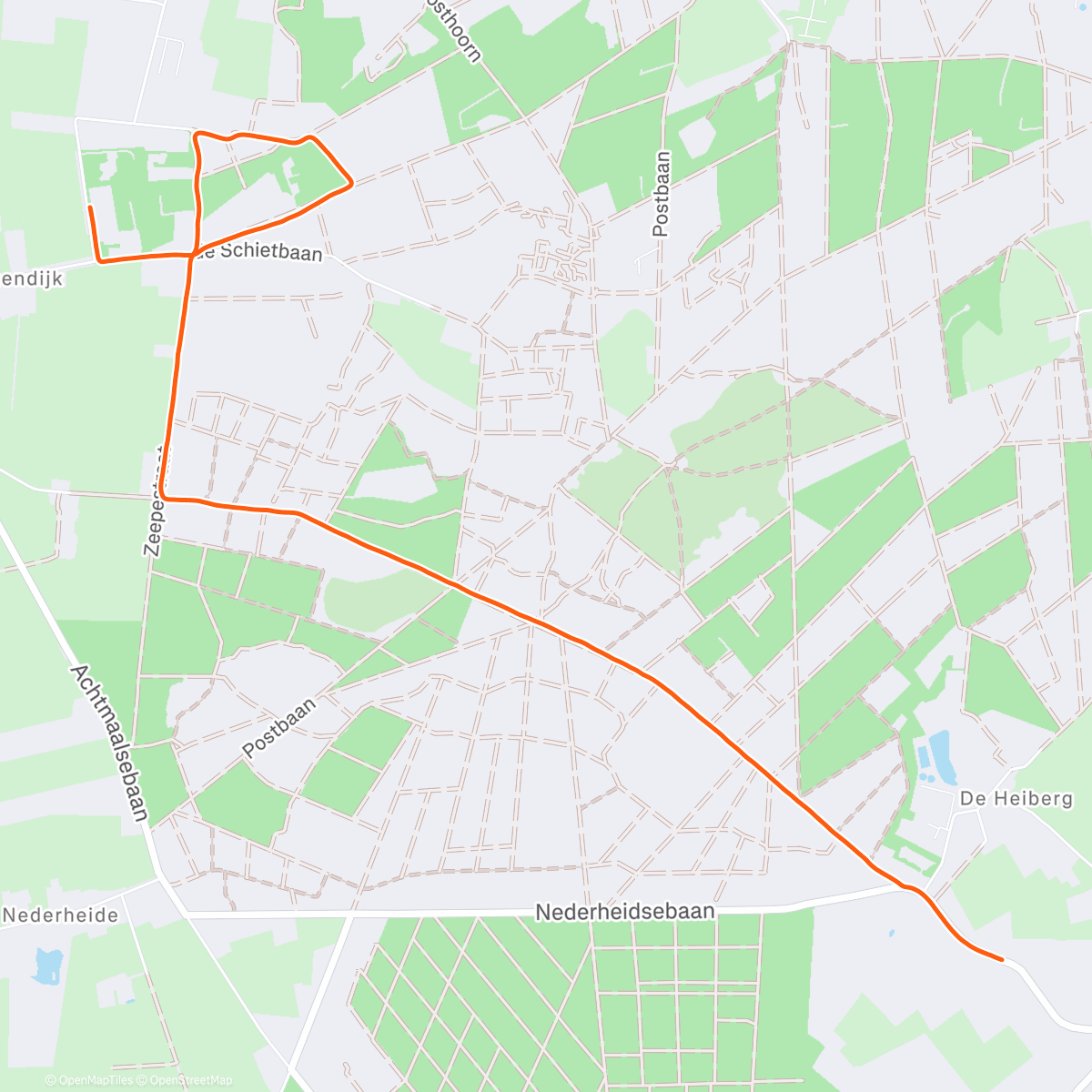 Map of the activity, Een dag uit het leven van mij met mijn terror pup