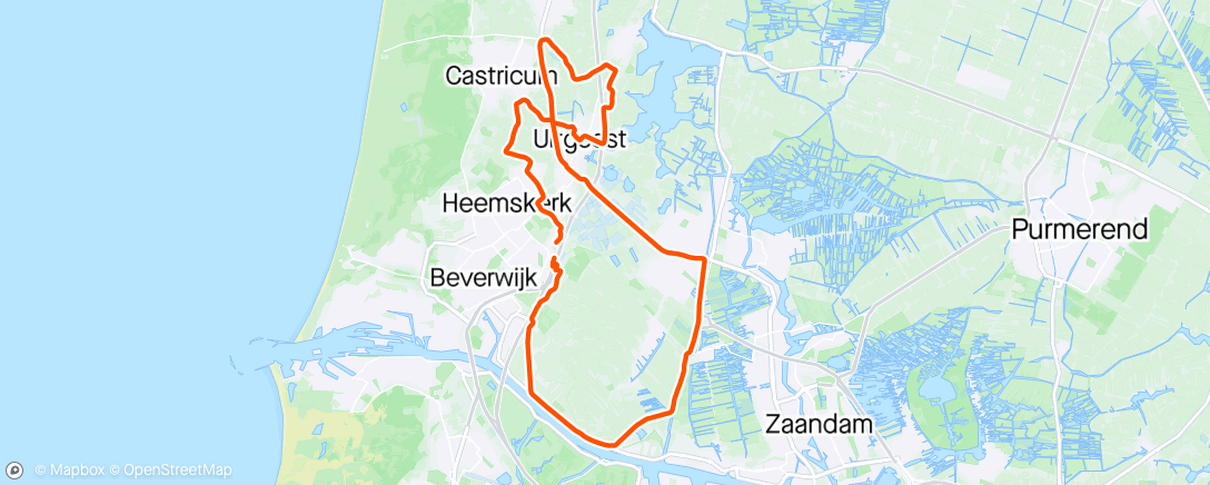 Map of the activity, Rondje Pontje