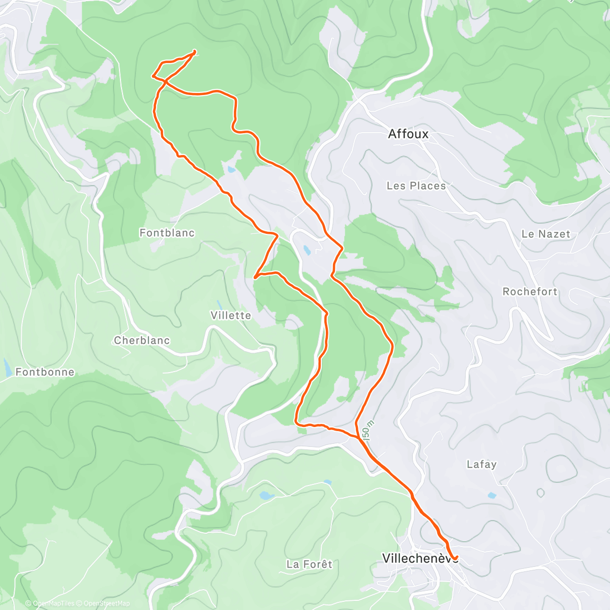 Карта физической активности (☝️Inscriptions au Milo'Trail ouvertes ! 👍🙂)
