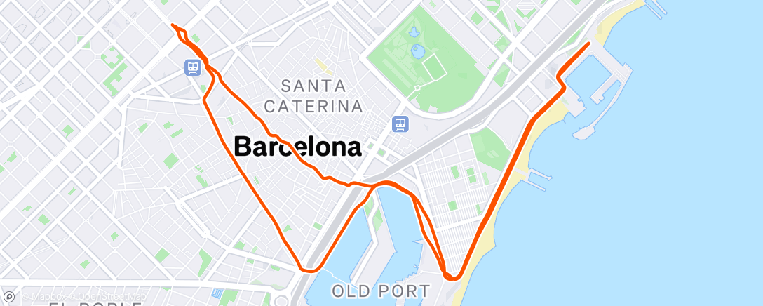 Mapa da atividade, Morning Run