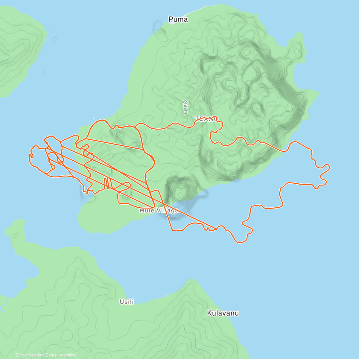 Map of the activity, Zwift - Group Ride: Rapha Festive 500 with Coco @ 2.6 W/KG on Triple Flat Loops in Watopia