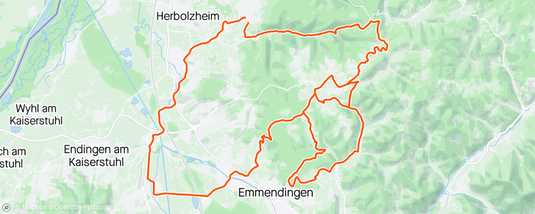 Map of the activity, Fahrt am Nachmittag ☀️