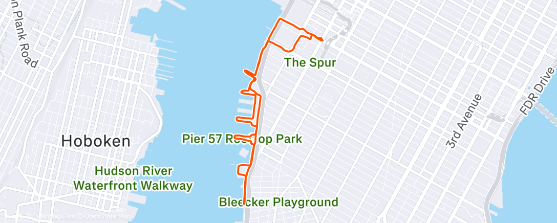 Map of the activity, Big Apple 🍎