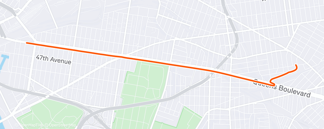 Map of the activity, Afternoon Ride