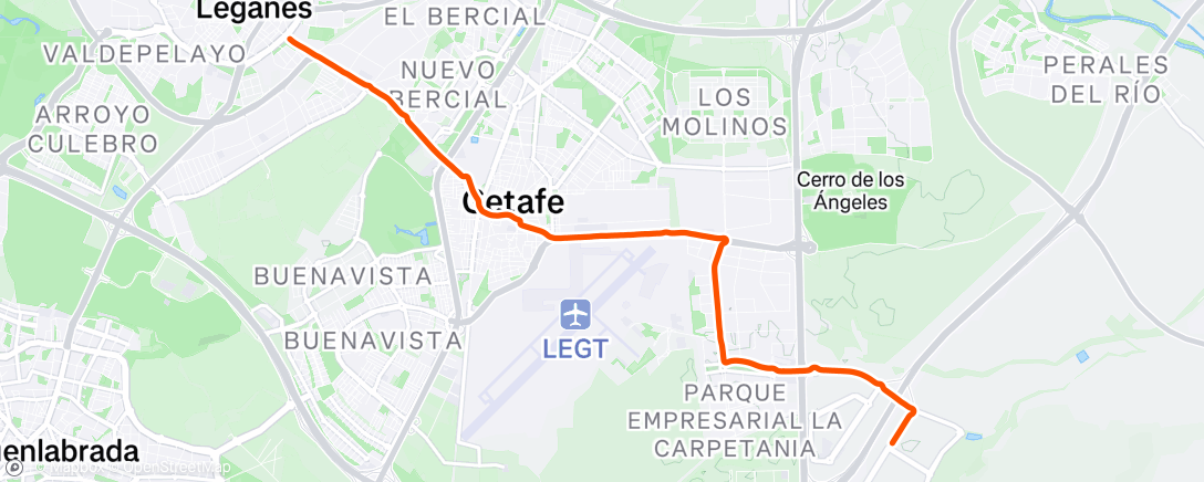 Map of the activity, Del curro a casa