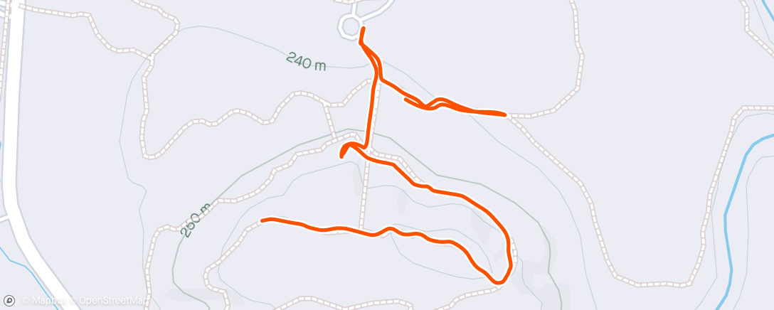 Map of the activity, Hike with S