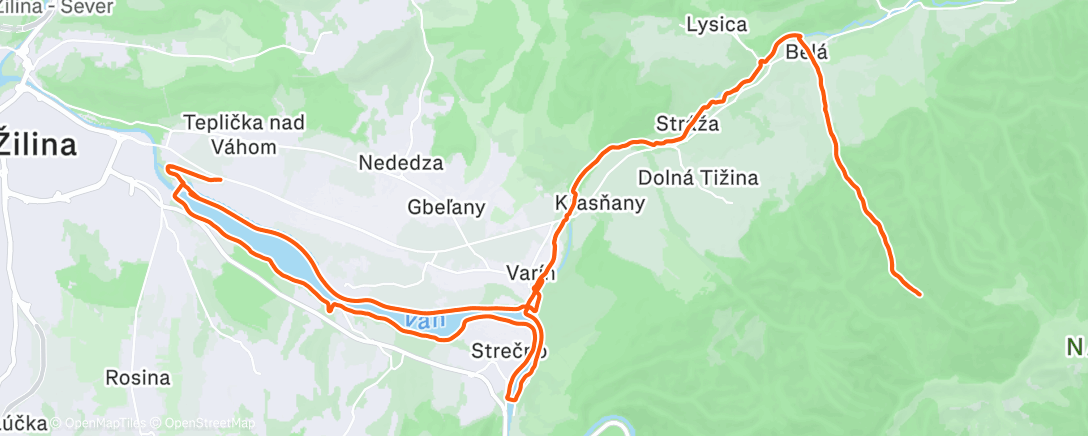 Map of the activity, Afternoon Gravel Ride