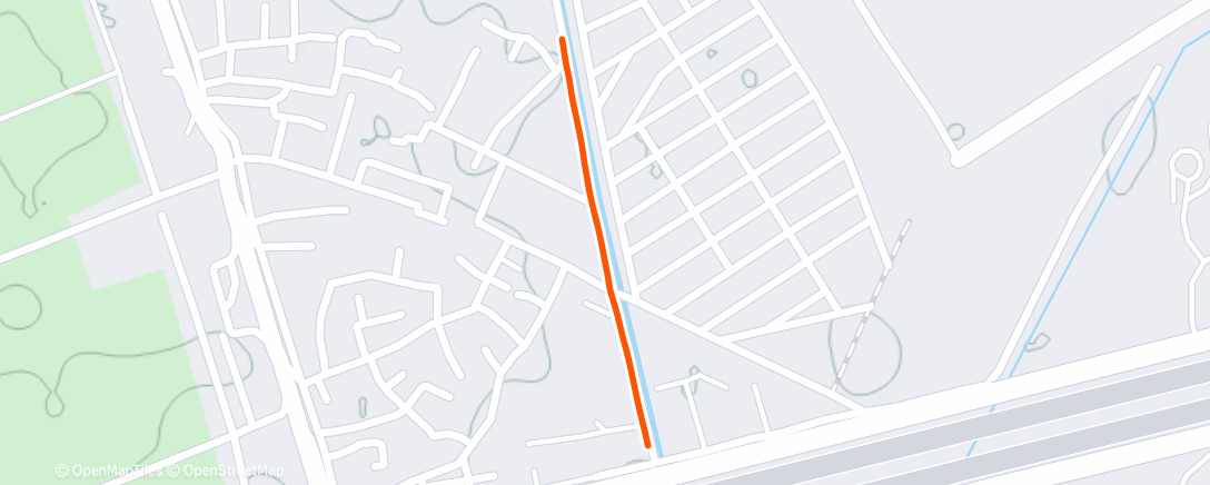 Карта физической активности (Afternoon Run)