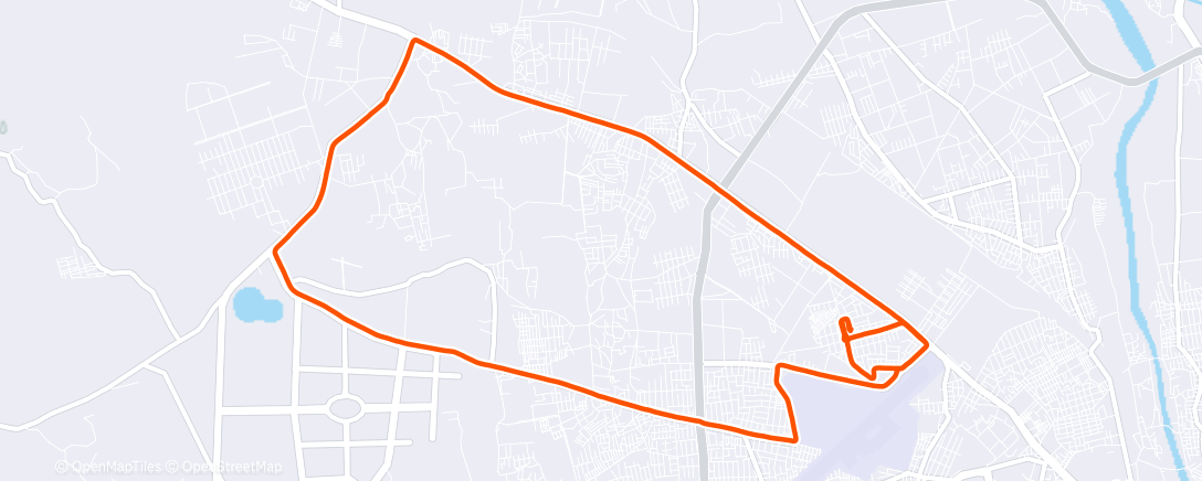 Map of the activity, Afternoon Ride