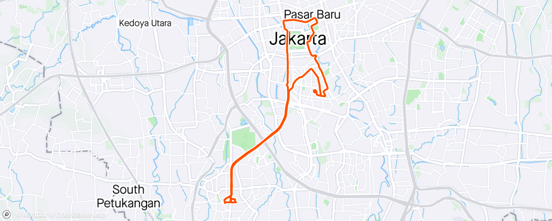 Map of the activity, GOWES KETUPAT