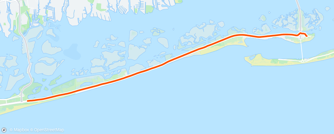 Mapa de la actividad, Windy Beach with Wuggie
