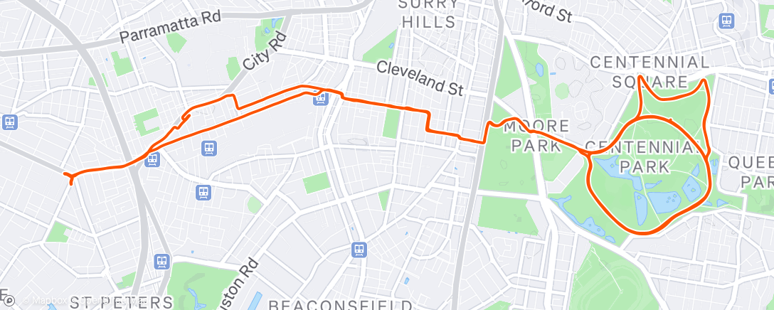 Map of the activity, Morning Ride