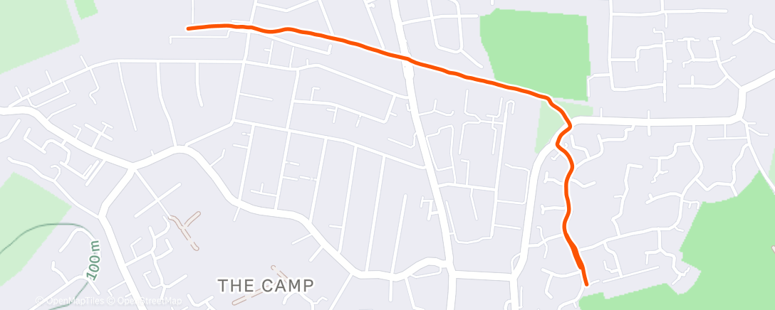 Map of the activity, Cool down