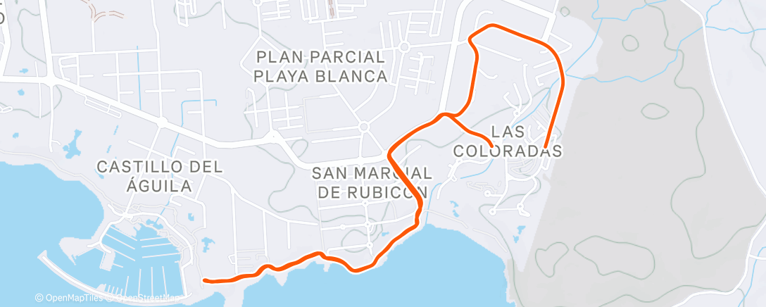 Map of the activity, Couch to 5k