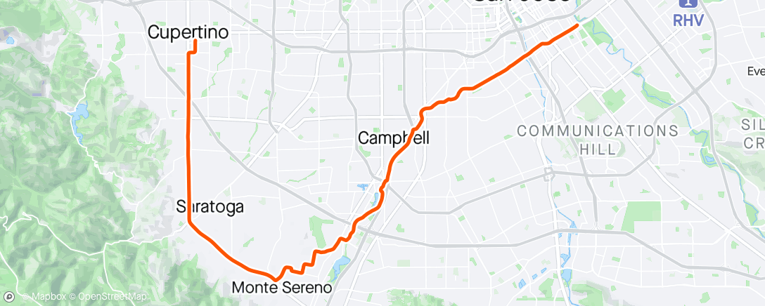 Mapa da atividade, commute to work