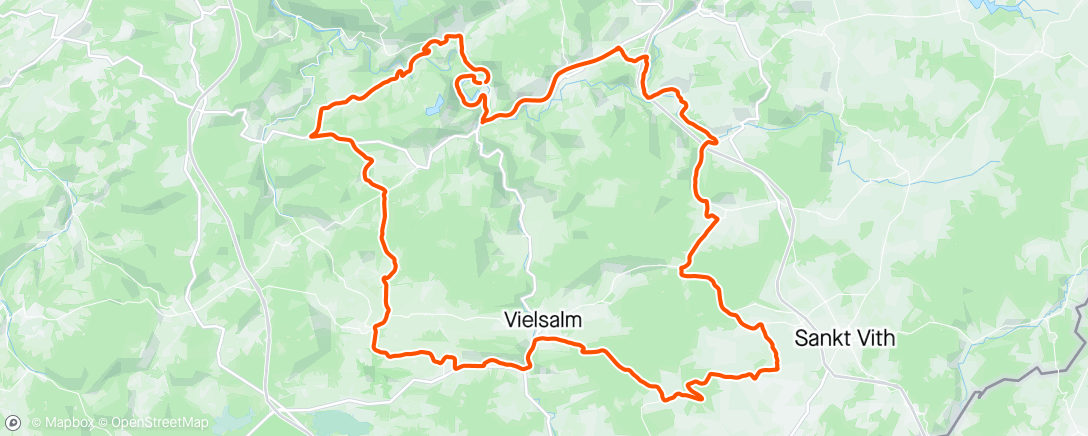 Map of the activity, Ardennen dag 2/3