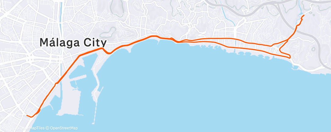 Карта физической активности (Afternoon Ride)