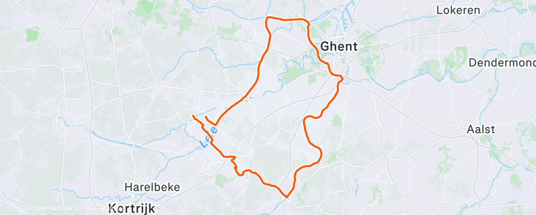 Map of the activity, Middagrit