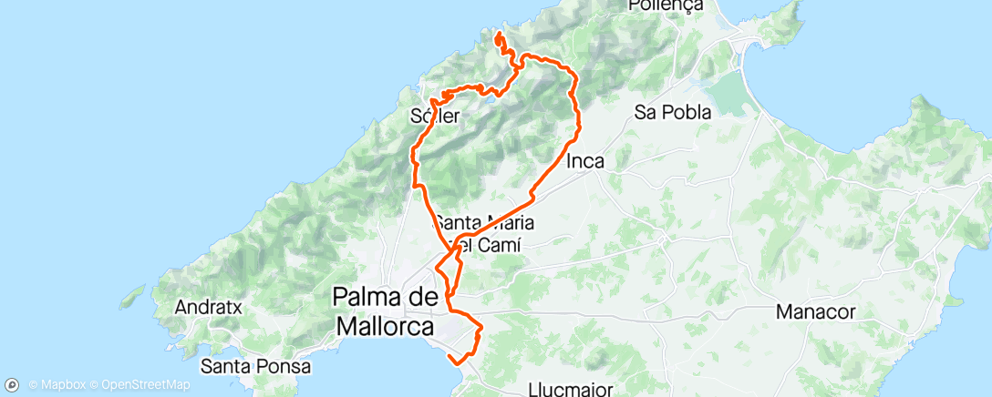 Map of the activity, Sa Calobra 📍