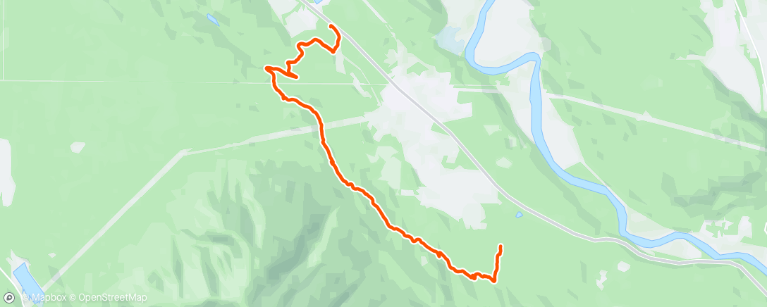 Map of the activity, Mayook Trail Cranbrook