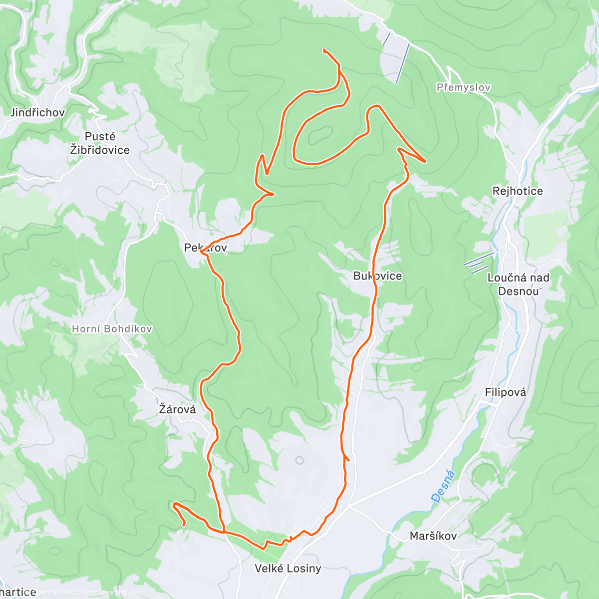 Карта физической активности (Užít si krásného počasí ☀️❄️)