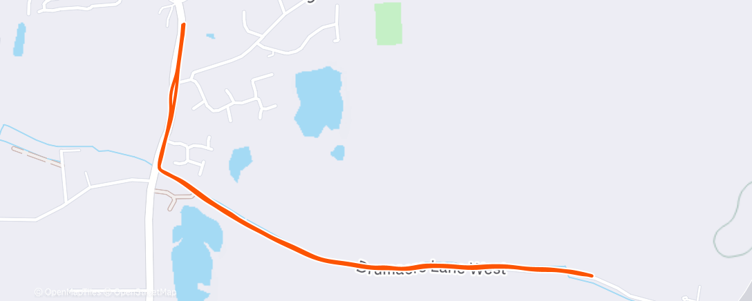 Map of the activity, Morning Walk