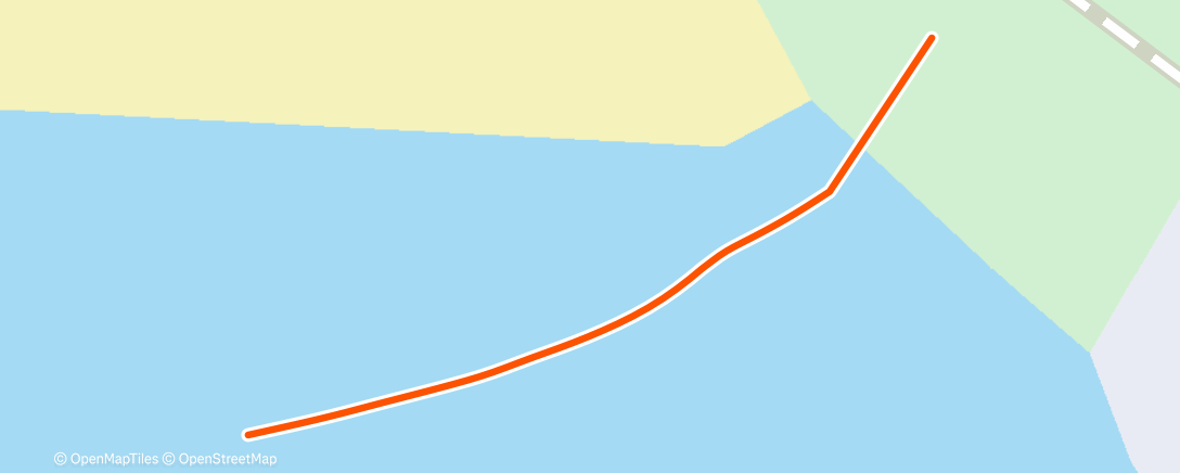 Map of the activity, Morning Swim